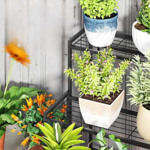 3-patrový stojan 66 cm | černý č.5