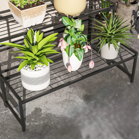 3-patrový stojan 66 cm | černý č.4