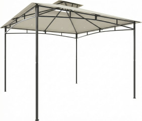Voděodolný stabilní zimní zahradní altán 3 x 3 m | krémově bílý č.1