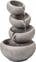 Venkovní fontána ze syntetické pryskyřice 4-stupňová | vícebarevná