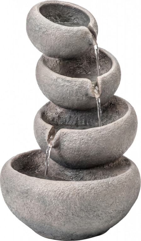 Venkovní fontána ze syntetické pryskyřice 4-stupňová | vícebarevná