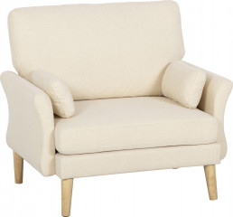 Křeslo s područkami | krémové č.1