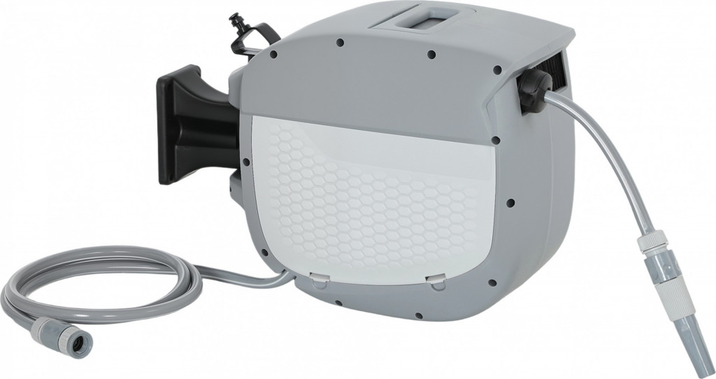 Naviják na zahradní hadici 20 m | šedý