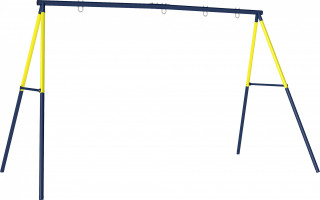 Ocelový rám na houpačky 260 x 160 x 178 cm | modrý č.1