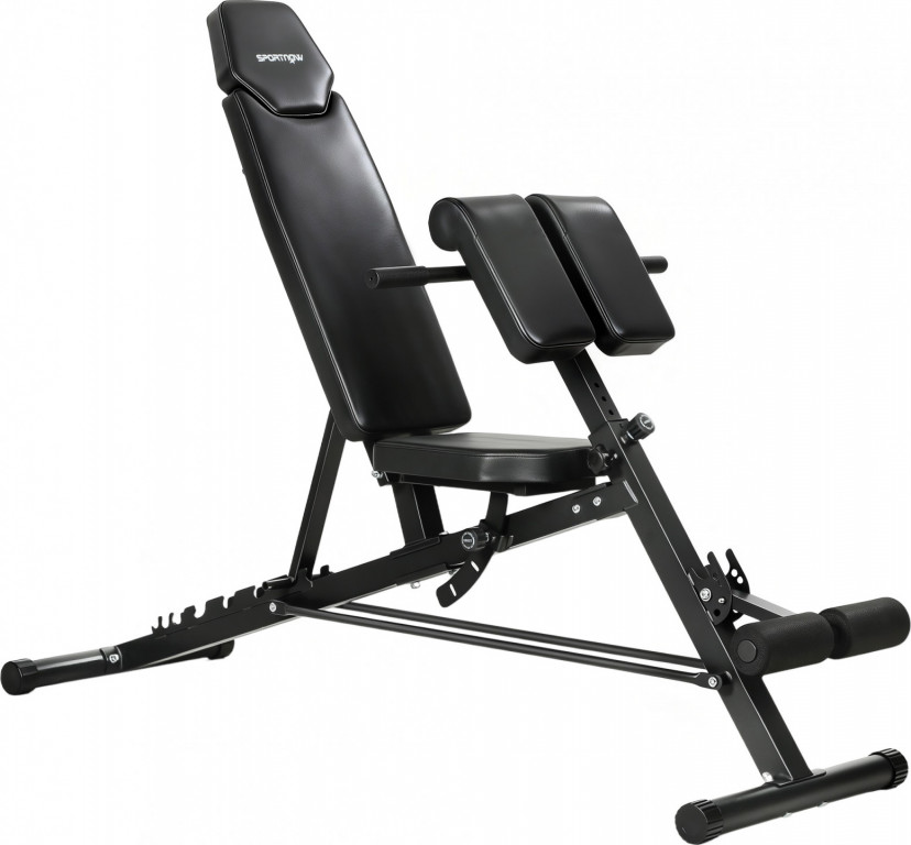 Nastavitelná posilovací lavice 4 v 1 | černá