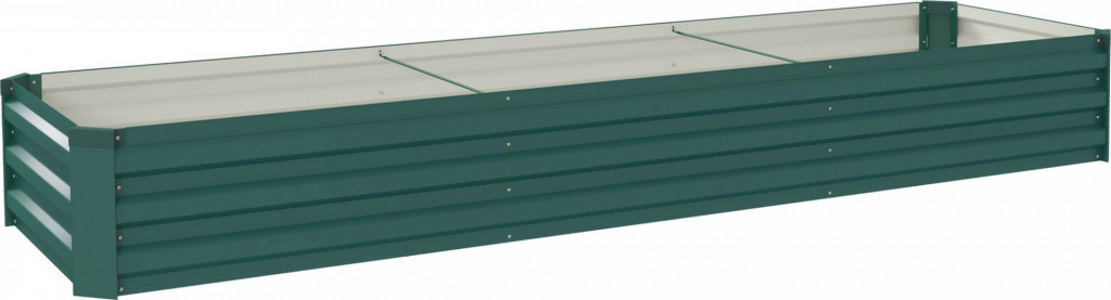Vyvýšený záhon 240x60x30 cm | zelený