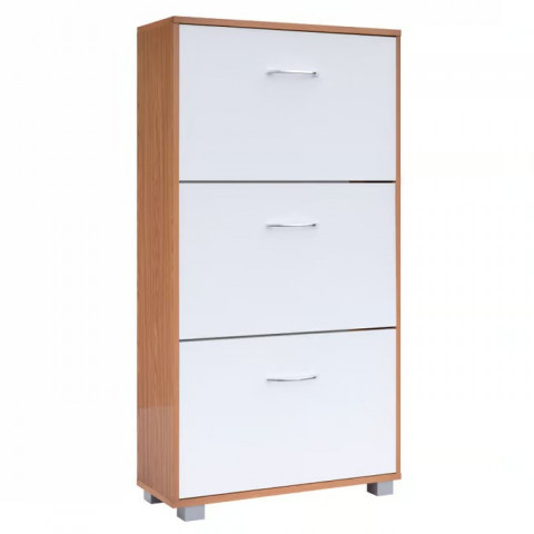 Botník 115x60x24cm |buk/bílý č.2