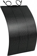 Přenosná venkovní solární nabíječka se 2 USB | černá č.1