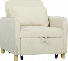 Rozkládací pohovka 3 v 1 | béžová č.1