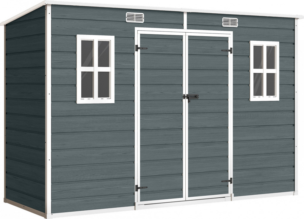 Kůlna na nářadí 3,2m² 303x123x197cm | šedá