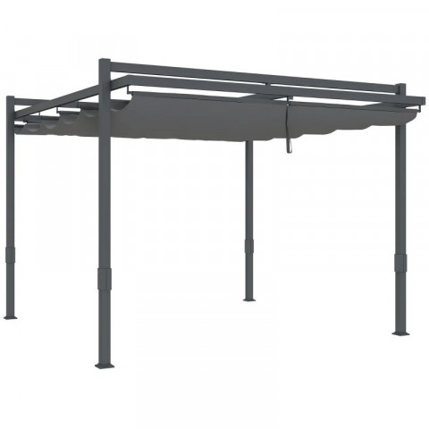 Hliníková pergola 3,5 x 3 m | šedá č.5