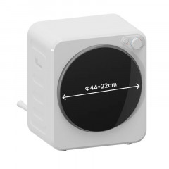 Mini sušička prádla 4 kg s 5 programy do 60 ℃ | bílá č.3