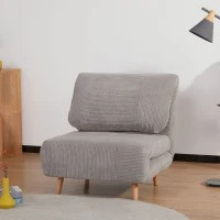 Rozkládací pohovka 2 v 1 82x 89x 83 cm | šedá č.2