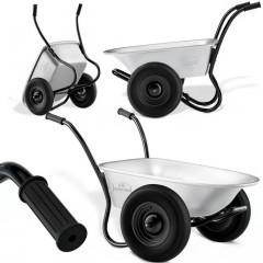 Trakař 150 kg pozinkovaná ocel | Černá / Stříbrná č.2