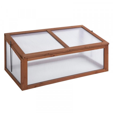 Mini skleník, 100 x 65 x 40 cm | hnědý č.2
