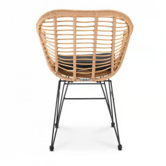 Proutěné židle Bali z polyratanu sada 2 ks | přírodní č.3