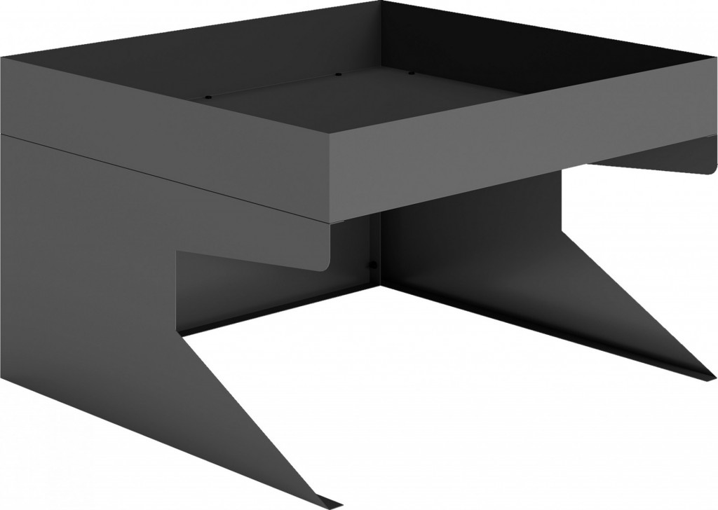 Garáž pro robotickou sekačku | černá