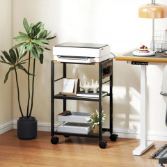 Stojan na tiskárnu | rustikálně hnědý č.1