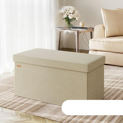 Skládací lavice 76x38x38cm | béžová č.3