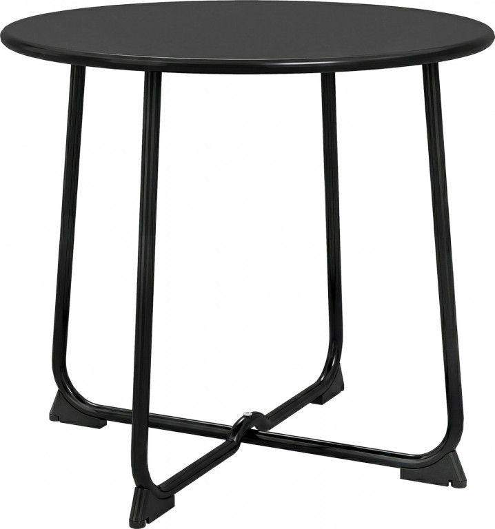 Kovový odkládací stolek 50x50x45,5 cm | šedý