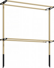 Zahradní mříž pro popínavé rostliny | přírodní č.1