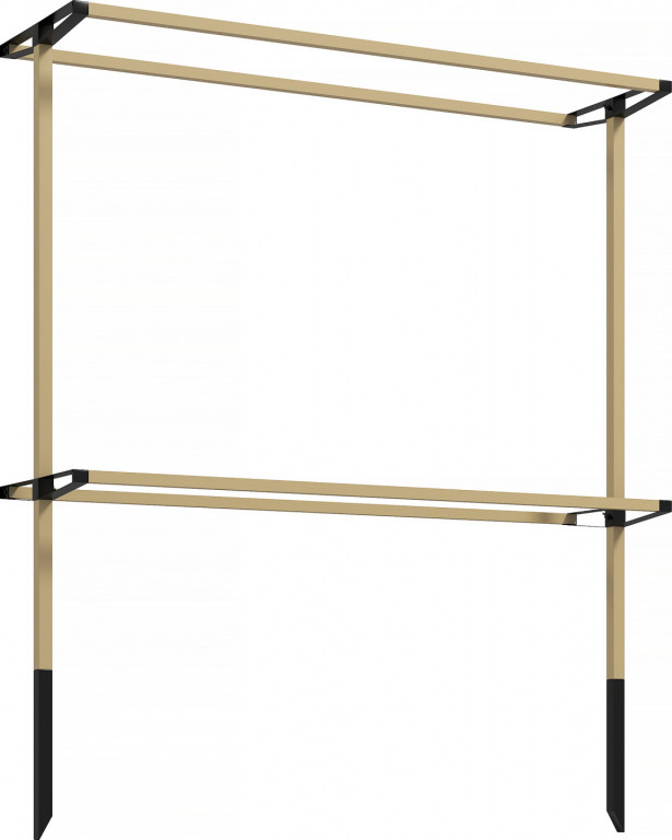 Zahradní mříž pro popínavé rostliny | přírodní