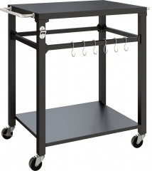 Venkovní grilovací vozík | černý č.1