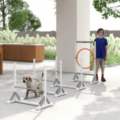 Agility překážky pro psy | bílé č.3