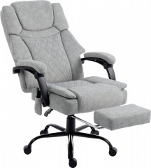 Ergonomická kancelářská židle s funkcí polohování a vyhřívání | šedá č.1