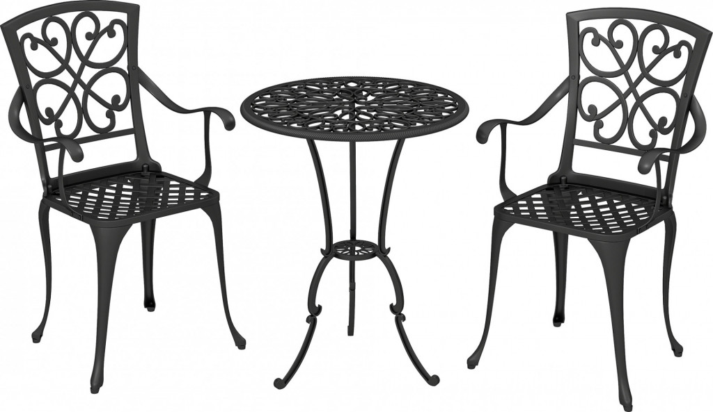 Zahradní bistro set | černý