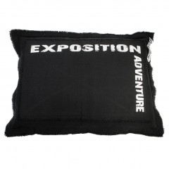 Luxusní potah na polštář pro psa Lex & Max Adventure 100 x 70 cm | černý č.1