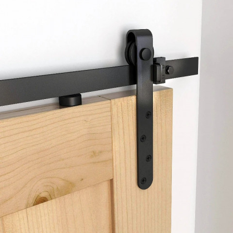 Sada pro systém posuvných skleněných dveří | černá č.5