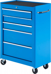 Dílenský vozík s 5 přihrádkami | modrý č.1