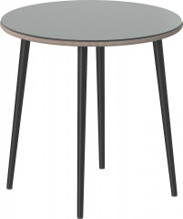 Zahradní stůl ocelový 80 x 80 x 74 cm | šedý č.1