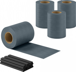 4 plastové voděodolné zástěny | šedé č.1