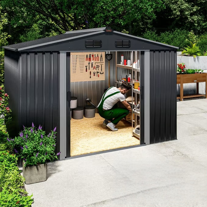 Zahradní domek s podstavcem XXL 260x205x180cm | antracit