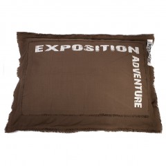 Luxusní polštář pro psa Lex & Max Adventure 100 x 70 cm | hnědý č.1