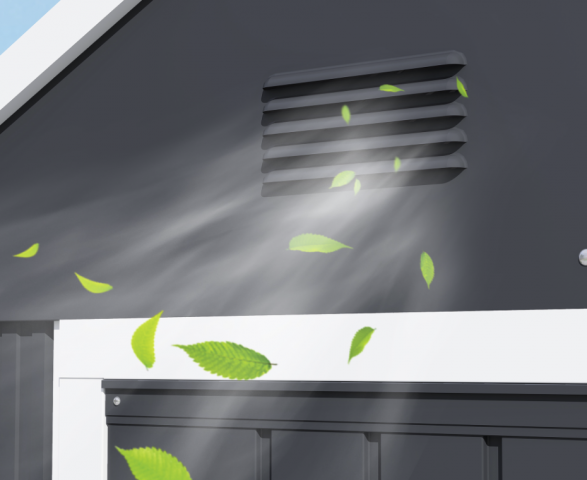 Zahradní kůlna na nářadí, 259 x 172 x 222 cm| tmavě šedá č.7