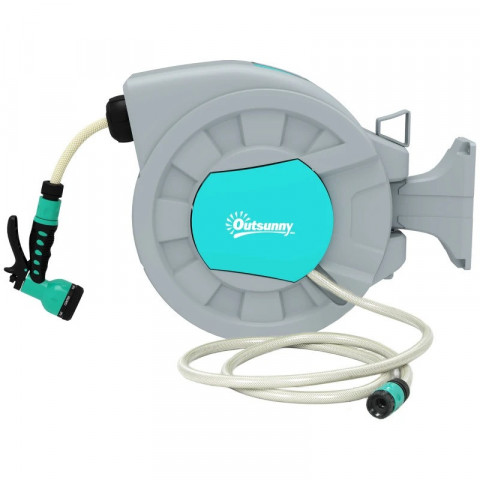 Naviják na zahradní hadici, 25 m | šedý č.2