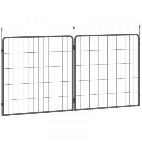 Sada 2 prodlužovacích panelů 80x90x80 cm | šedá č.6