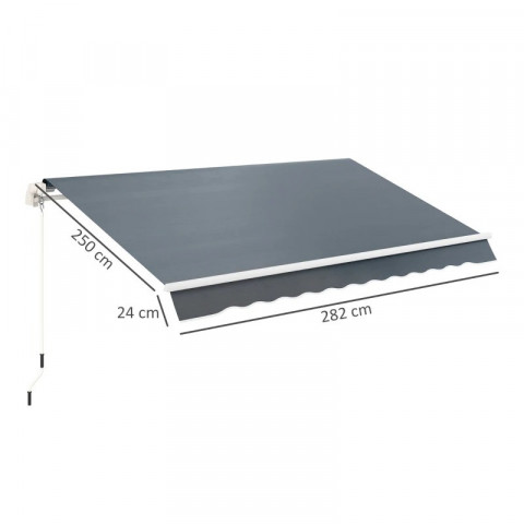 Náhradní látka na markýzu 3 x 2,5 m | šedá č.3