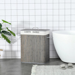 Koš na prádlo 100 litrů | šedý č.1