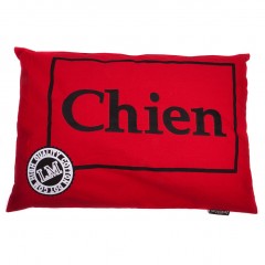 Luxusní polštář pro psa Lex & Max Chien 100 x 70 cm | červený č.1