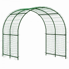 Kovová mřížka pro popínavé rostliny | tmavě zelená č.2