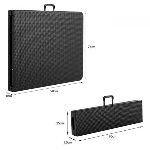 3dílná pivní zahradní sada | černá č.5