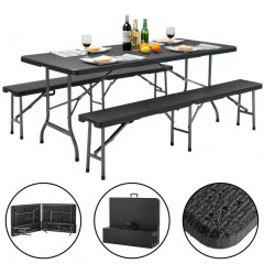 3dílná pivní zahradní sada | černá č.2