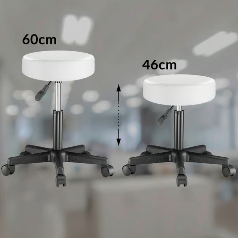 Toaletní stolek Jocelyn včetně pojízdné stoličky | bílý č.7