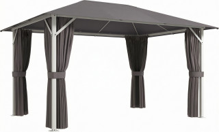Zahradní párty stan 4 x 3 m | tmavě šedý č.1
