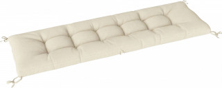 Polštář na lehátko 198 x 65 x 13 cm | béžový č.1