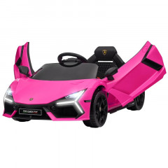 Dětské elektrické autíčko s licencí Lamborghini | růžové č.3